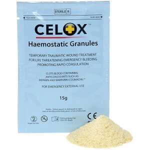 Celox Chitosan Pulver, Hämostatisches Granulat, 15g