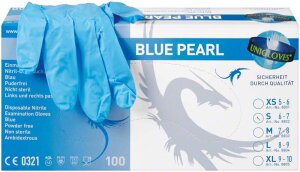 Unigloves Blue Pearl Nitrilhandschuhe