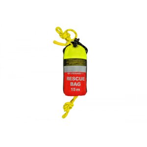 Lifeguard Pro Wurfsack mit 15m Leine, neon-gelb
