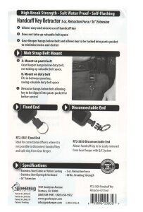 Gear Keeper Sicherungssystem  RT2-5830 Velcro, schwarz