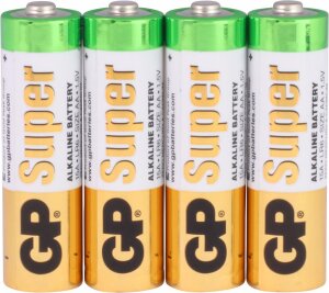 LR6 Super Alkaline AA 1.5V - 4 Batterien
