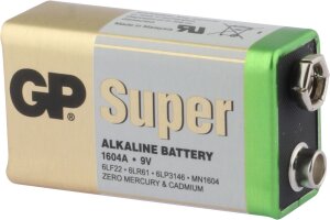6LR61 Super Alkaline 9V Batterie