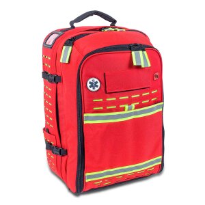 Elite Bags Robust AED O2 Notfallrucksack, Polyester, rot